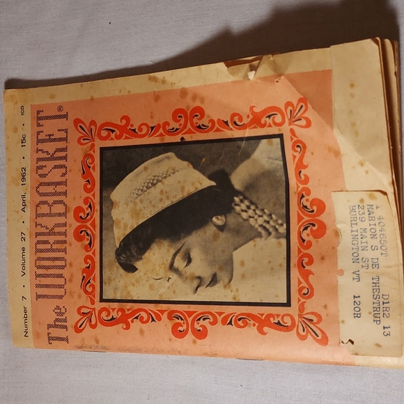 1962 Vintage "The Workbasket" Number 7 Volume 27 April 1962 - Picture 8 of 12